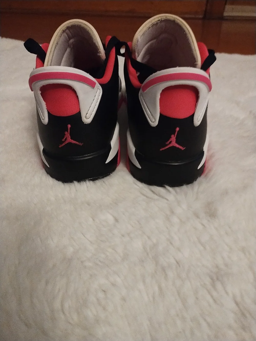 Jordan Kids Sneakers - White, Black & Pink